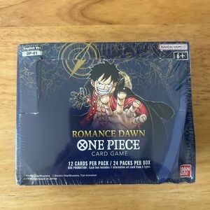 Onepiece Romance Dawn Card Game Box - Blue and Gold